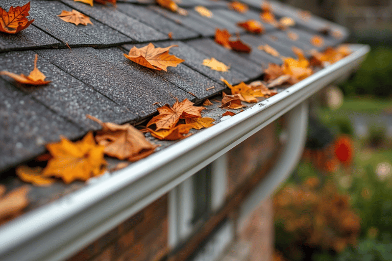 fall gutter cleaning